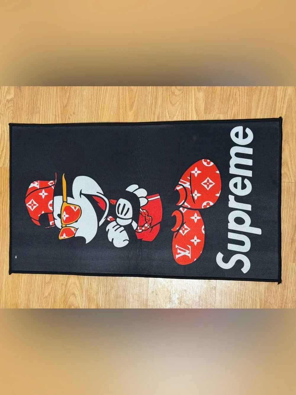 SupremeXMickey Rug - Picture 1 of 1